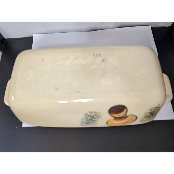 Vintage Los Angeles Pottery Mushroom Design Loaf Pan 1971 - Picture 6 of 6